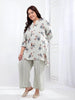 Plus Size Printed Liva Co-Ord Set