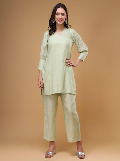 Bani Women Tunic With Trouser Co-Ord Set