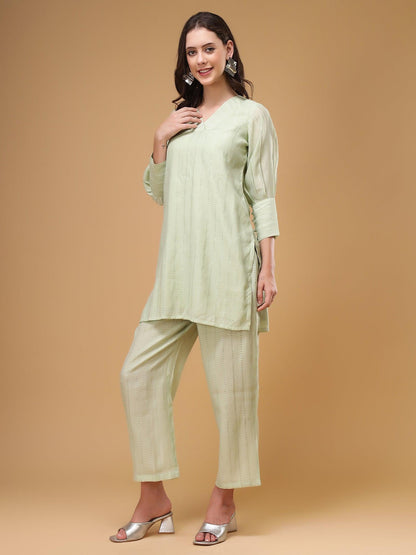 Bani Women Tunic With Trouser Co-Ord Set