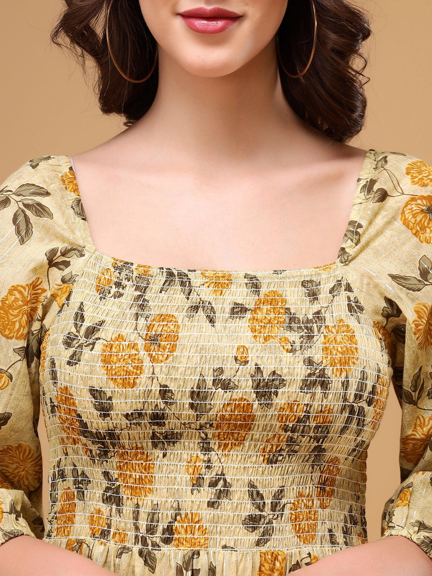 Bani Women Floral Smocked Dress