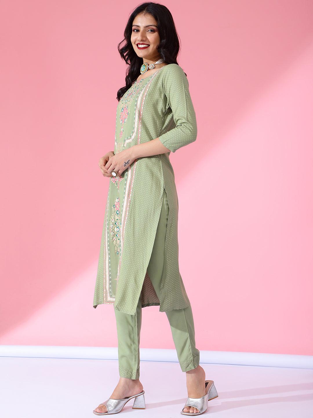 Bani Women Rayon Kurta Dupatta Set