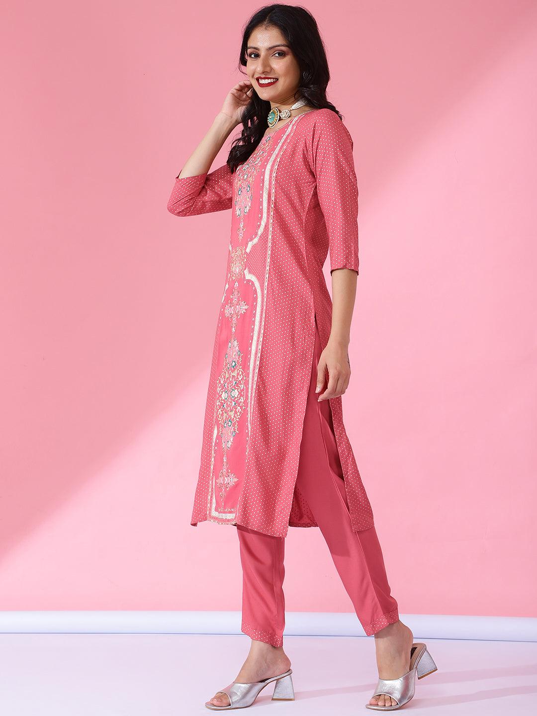 Bani Women Rayon Kurta Dupatta Set