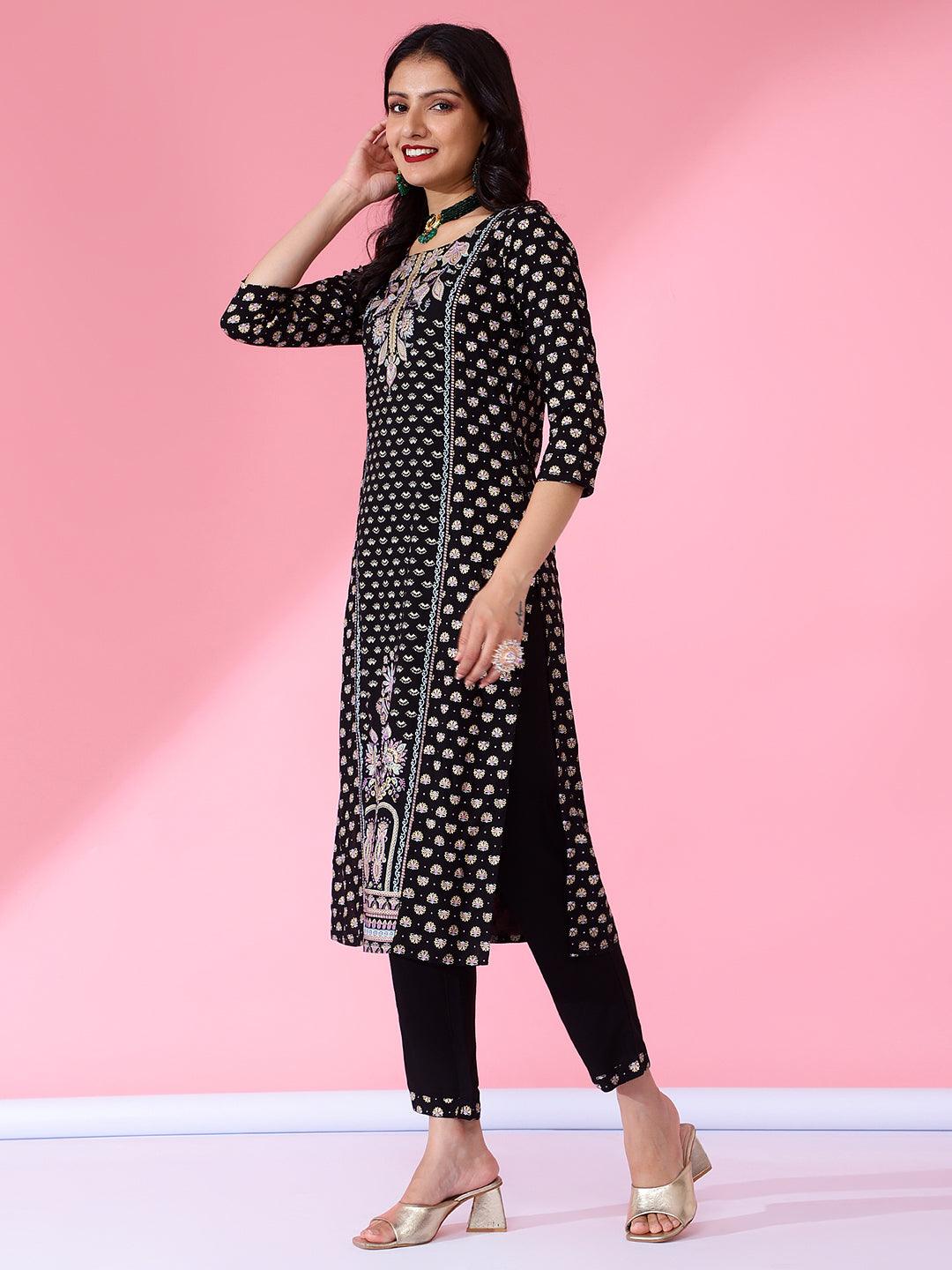 Bani Women Rayon Kurta Dupatta Set