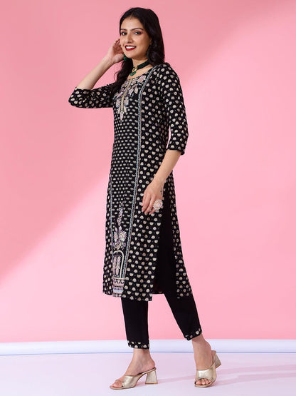 Bani Women Rayon Kurta Dupatta Set