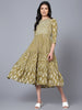 Womens Printed MIDI Dress