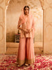 Ethereal Charm Pink Cotton Lurex Kurta Set