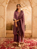 Rajkumari Katha Purple Silk Kurta Set Inspired by Royal Tales