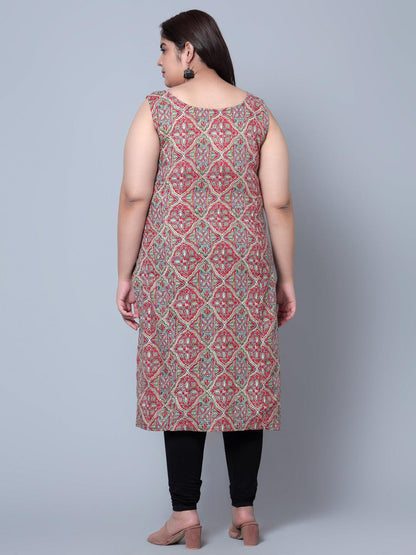 Bani Women Flower Print Women Kurti Plus Size