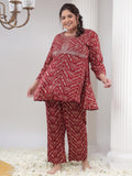 Plus Size Womens Co-Ord Set Tunic and Trouser Set