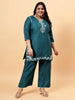 Bani Women Plus Size Emroidered Coord Set