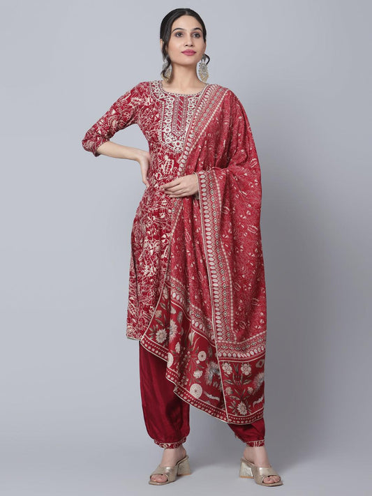 Bani Women Anarkali Kurta Suits Set