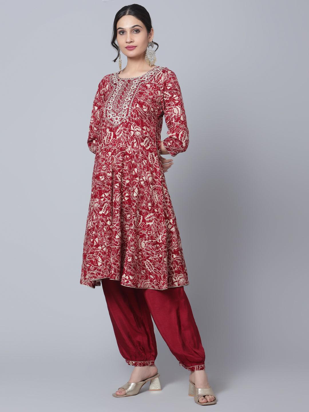 Bani Women Anarkali Kurta Suits Set