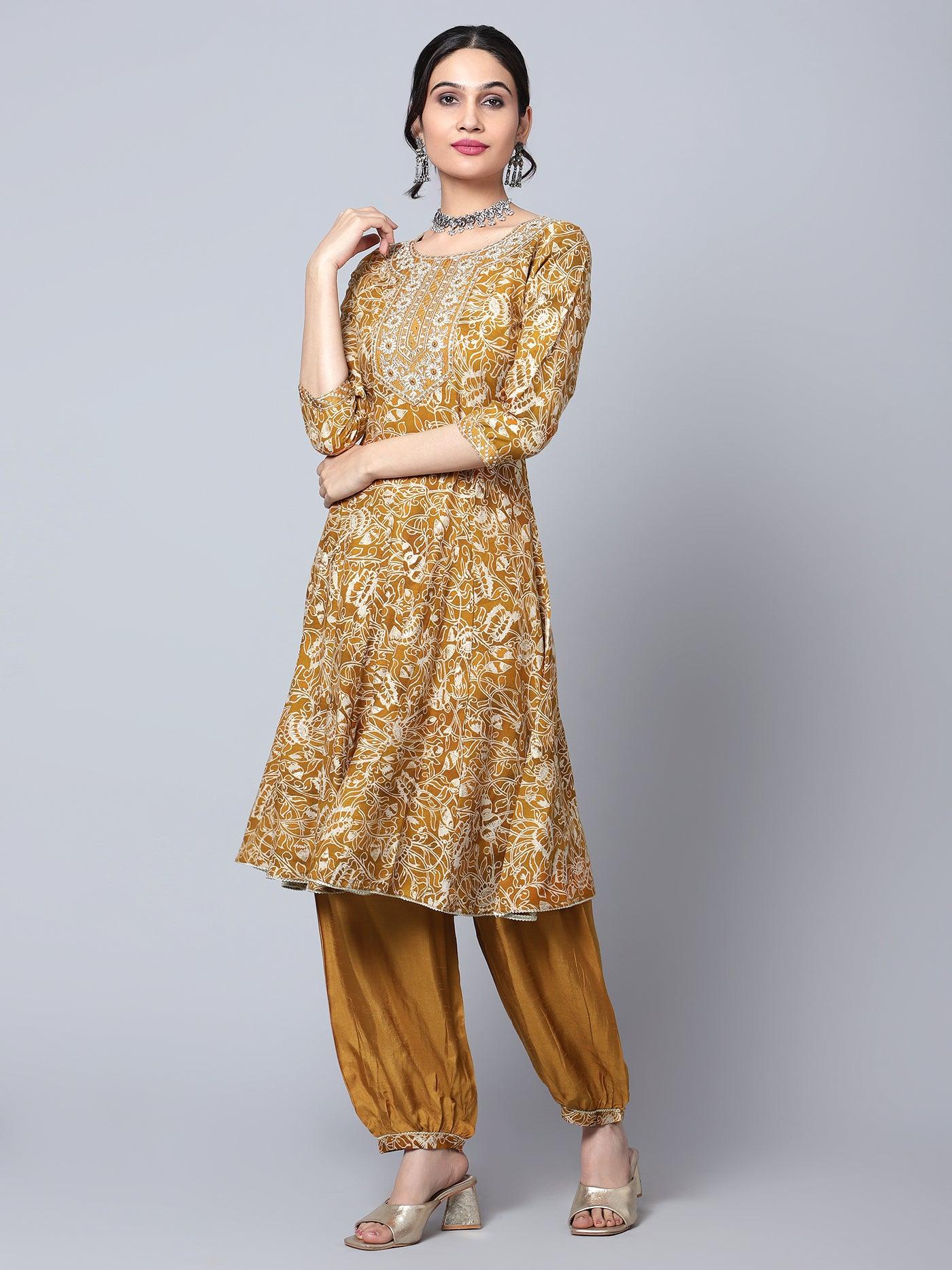 Bani Women Anarkali Kurta Suits Set