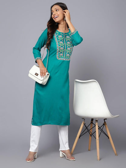 Embroidered Women's Kurti