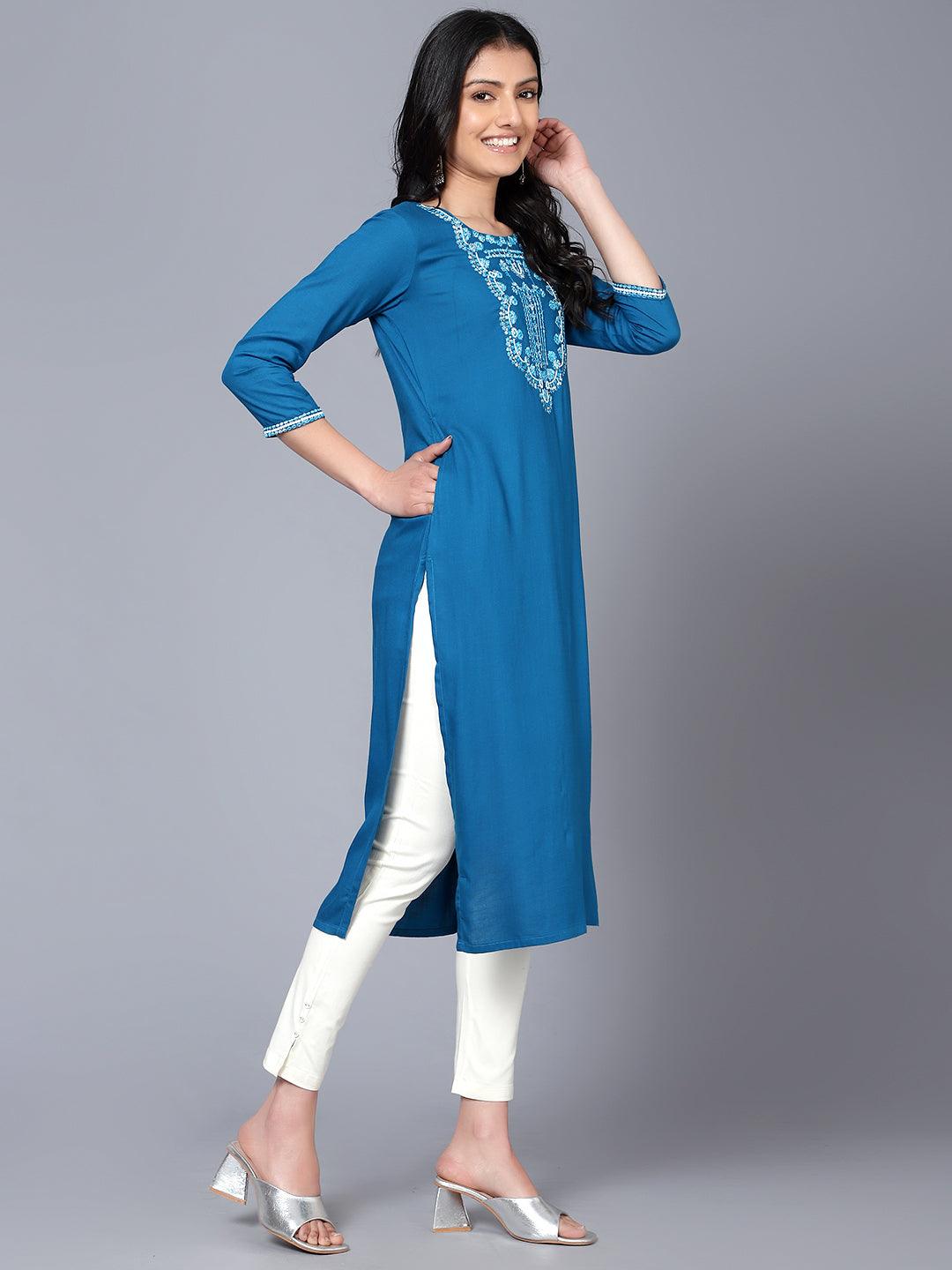 Bani Women Embroided Womens Kurti