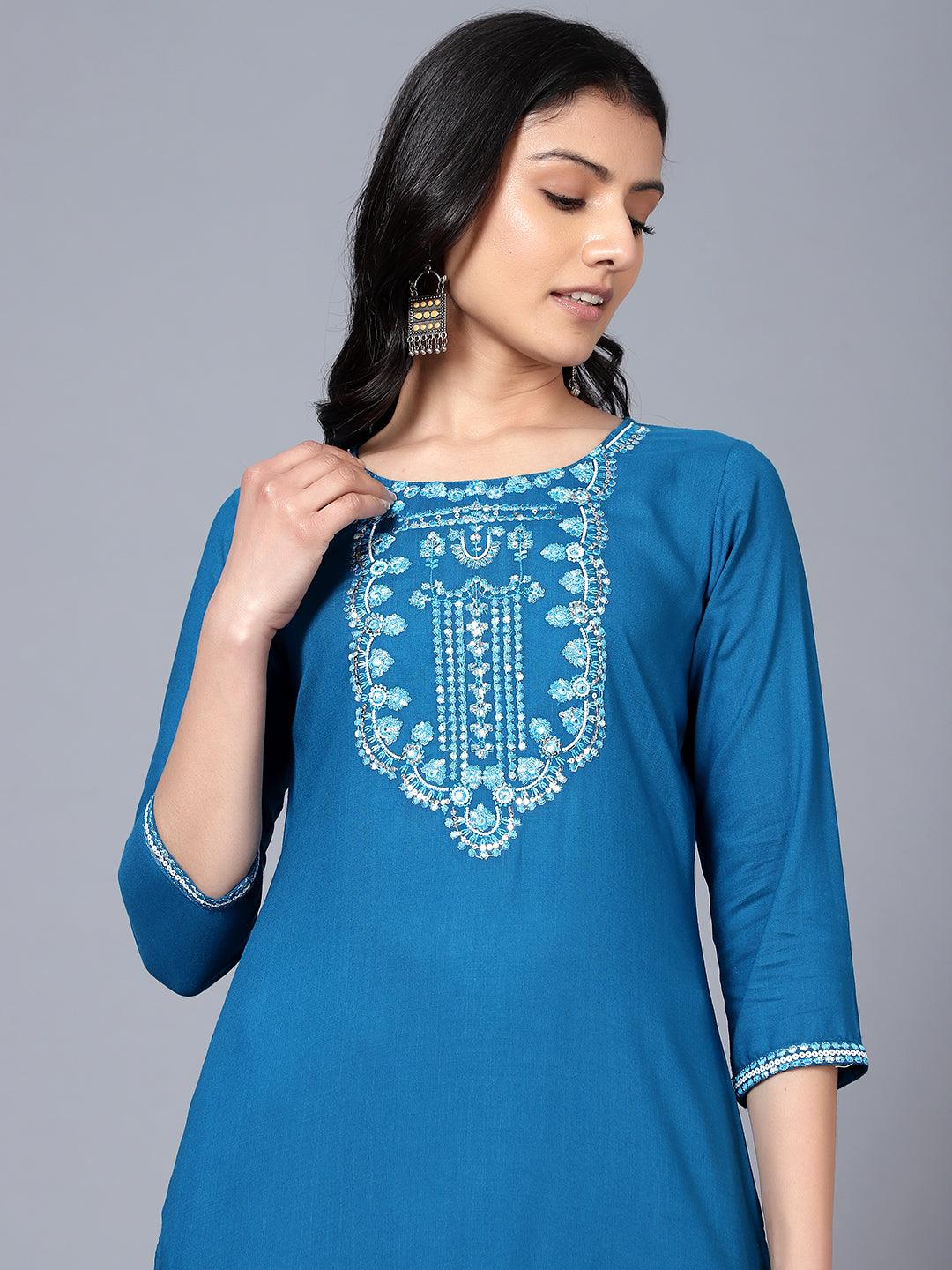 Bani Women Embroided Womens Kurti