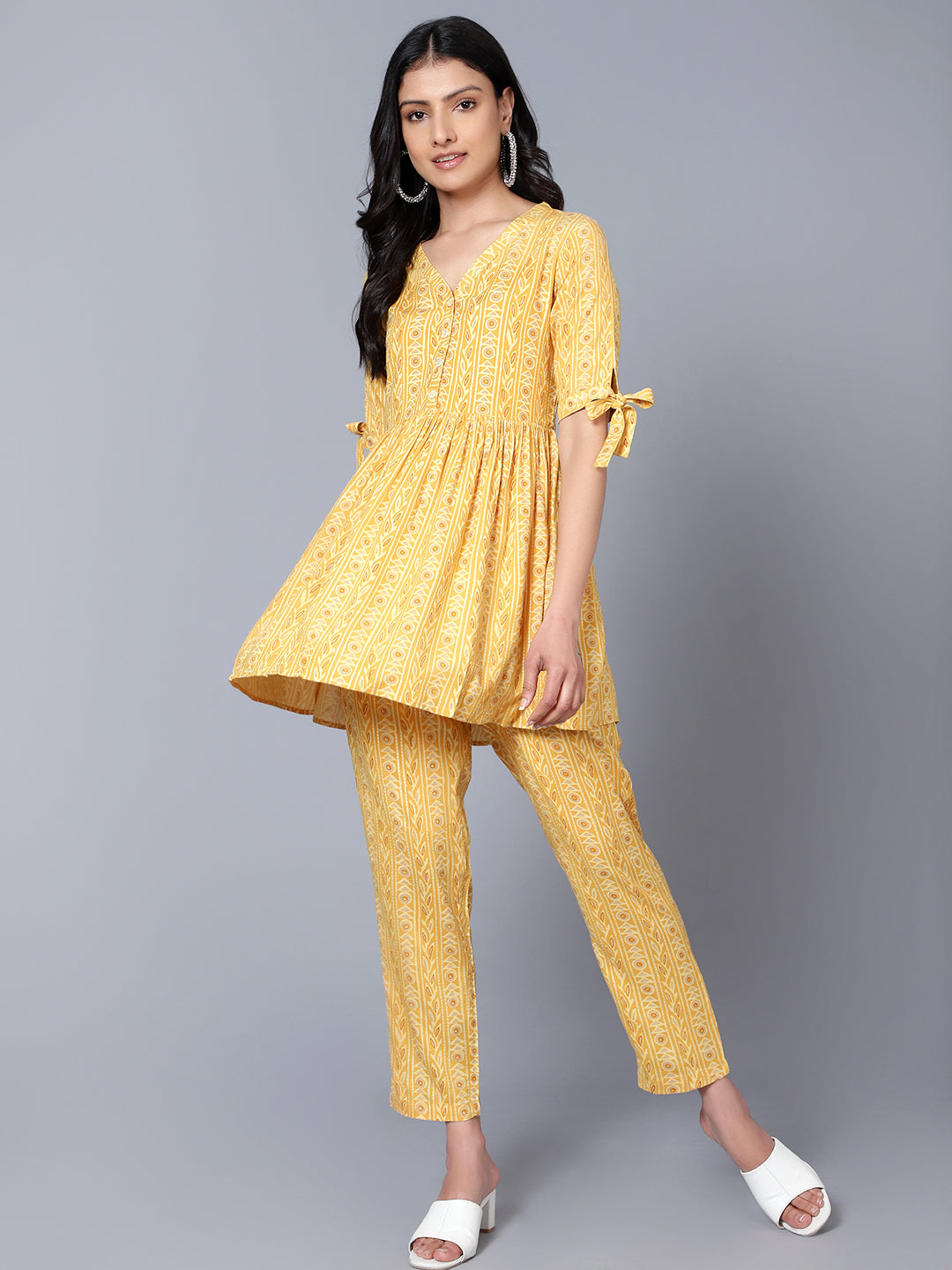 Womens Co-Ord Set Yellow