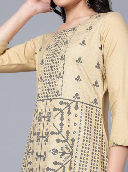 Bani Women Flower Print Women Kurti