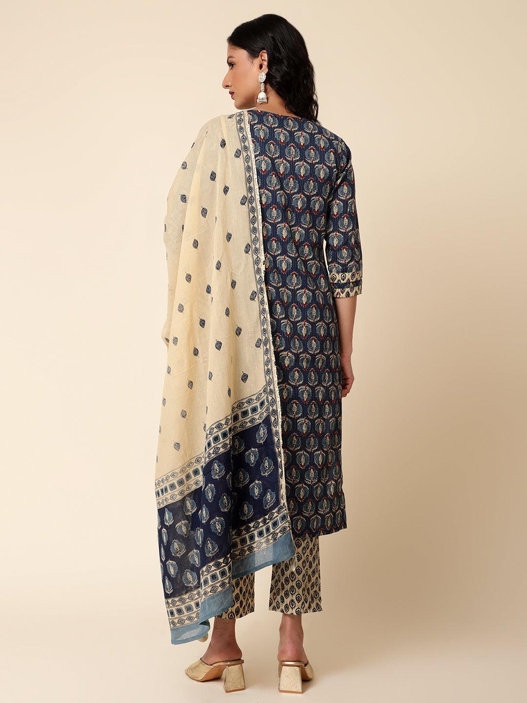 Bani Women Printed Kurta Dupatta Set