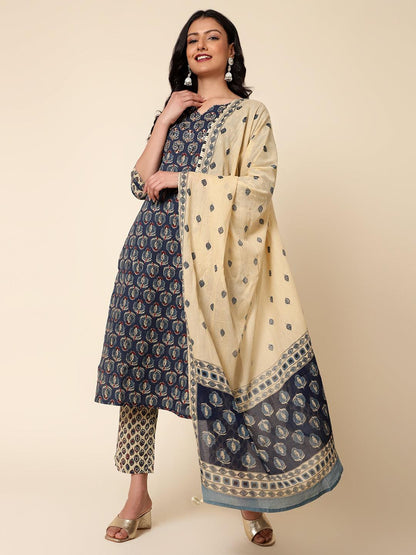 Bani Women Printed Kurta Dupatta Set