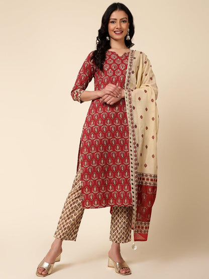 Bani Women Printed Kurta Dupatta Set