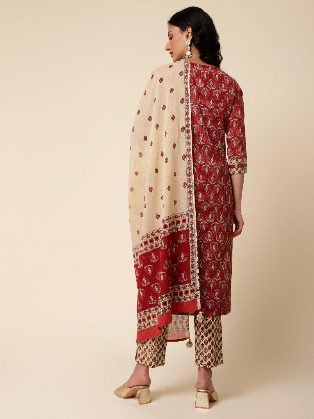 Bani Women Printed Kurta Dupatta Set