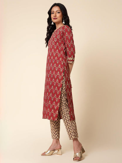 Bani Women Printed Kurta Dupatta Set