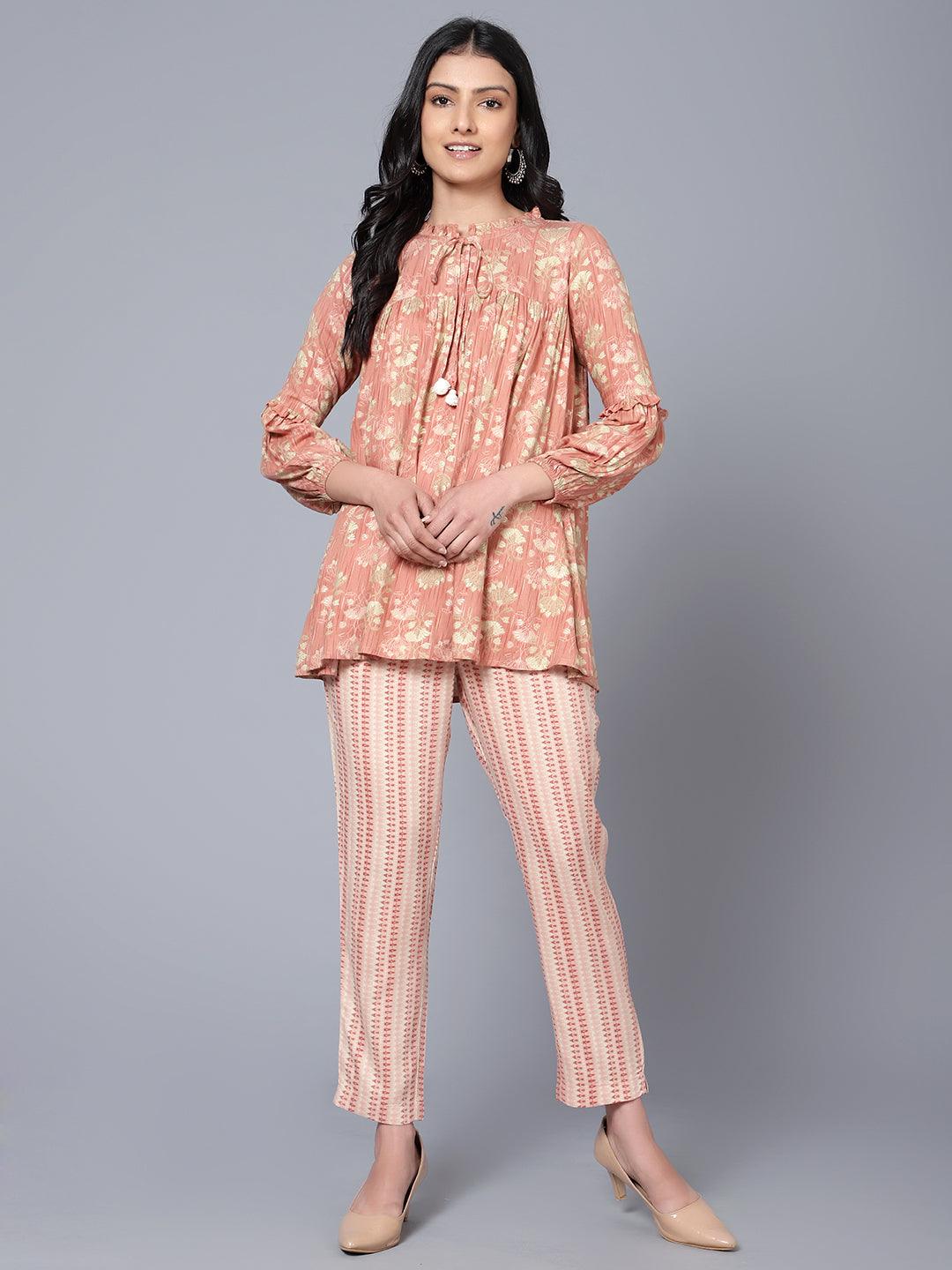 Womens Co-Ord Set Rust