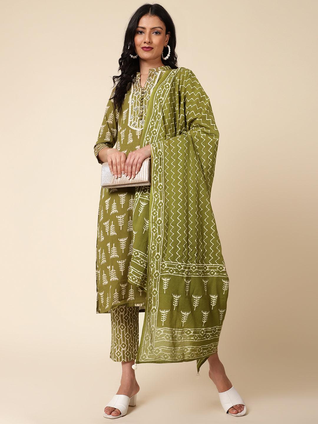 Bani Women Printed Kurta Dupatta Set