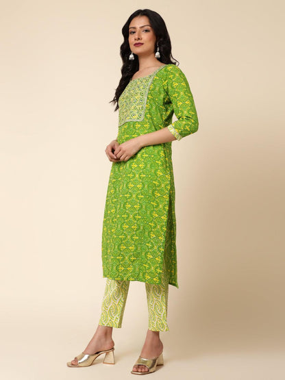 Bani Women Yoke Printed Kurta Dupatta Set