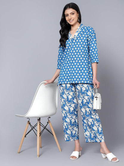 Womens Co-Ord Set Blue