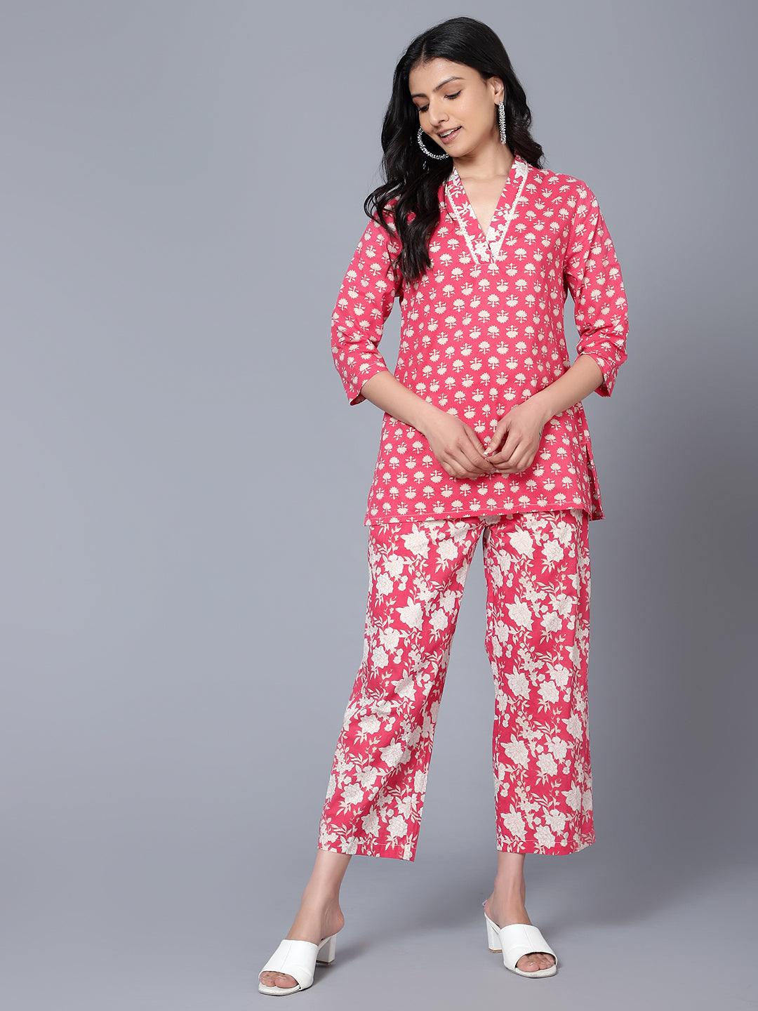 Womens Co-Ord Set Pink