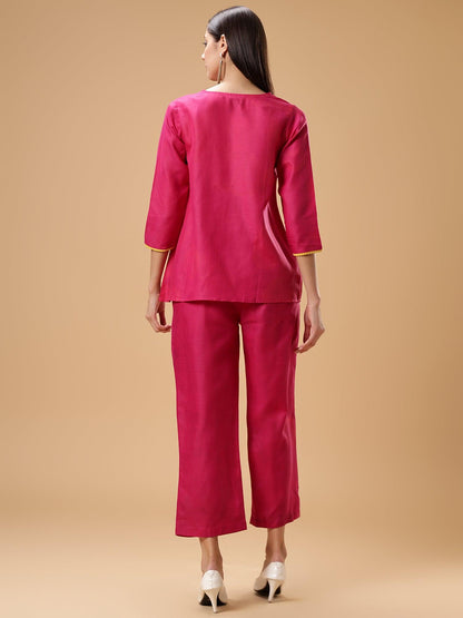 Womens V-Neck Tunic with Trousers