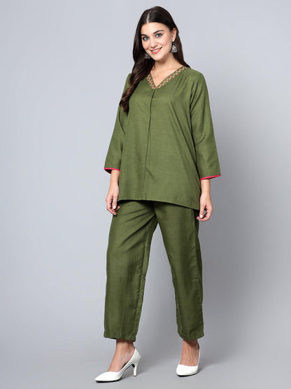 Green Co-ord Set