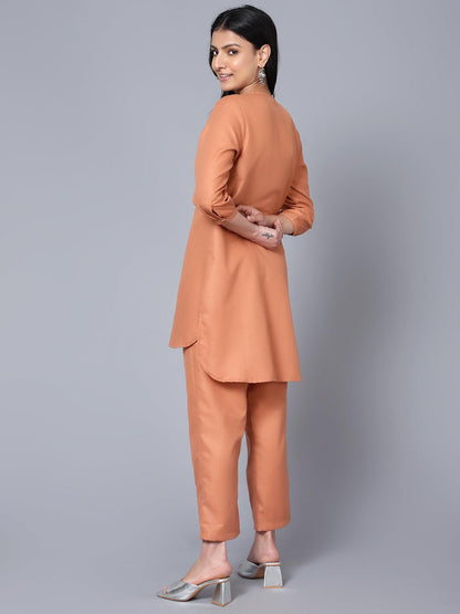 Womens Co-Ord Set Peach