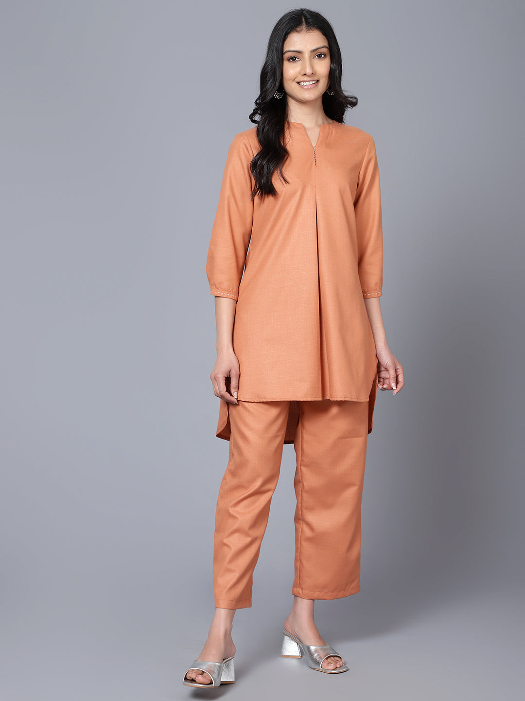 Shop Womens Co-Ord Set Peach For Women at best price – Bani Women