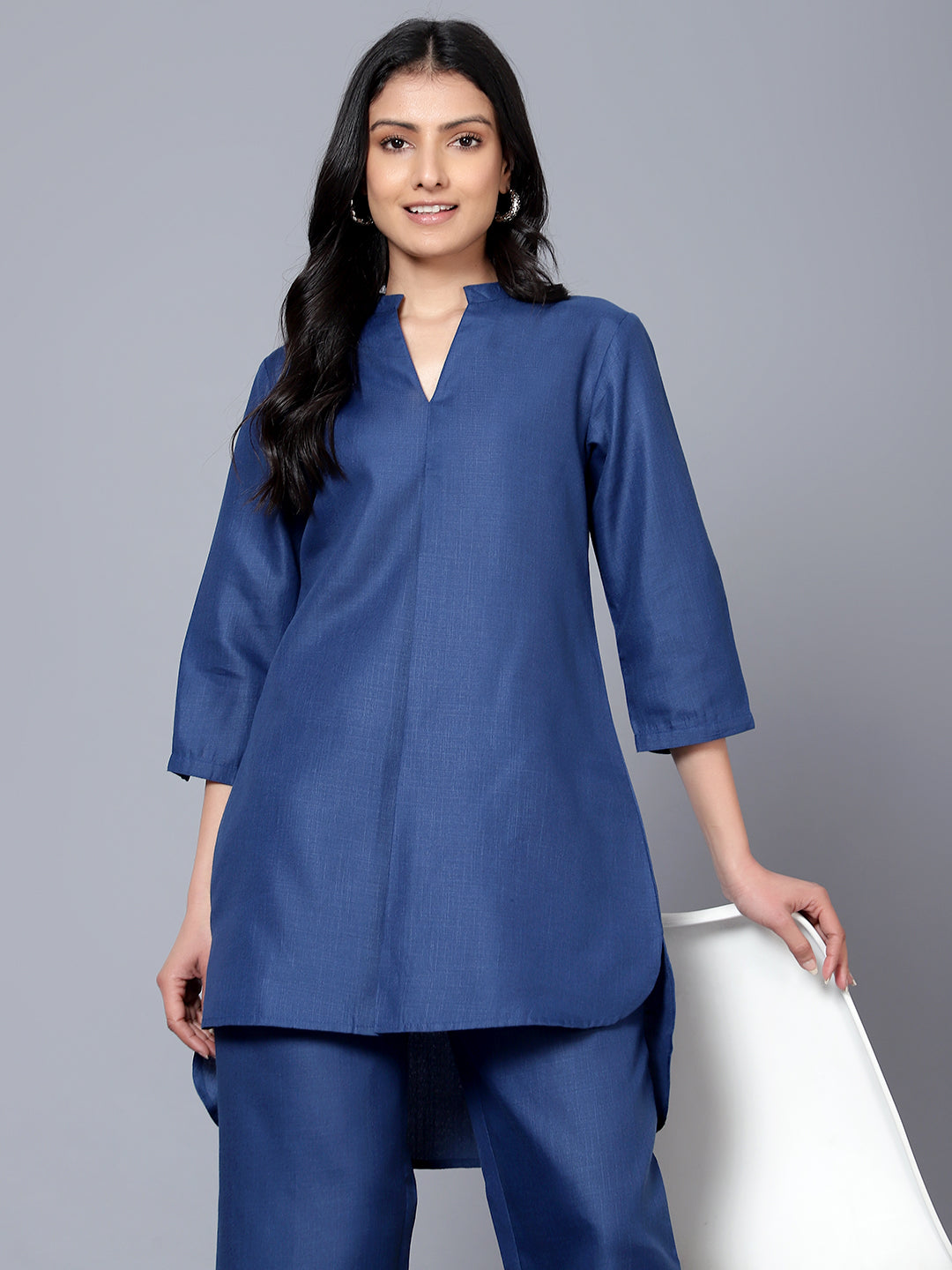 Buy Blue Designer Co-ord Set for Women, Contemporary Ethnic Wear