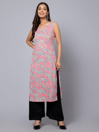 Bani Women Sleeveless Printed Kurti