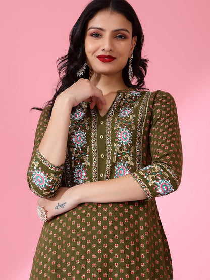 Bani Women Printed Women Kurta Suits Set