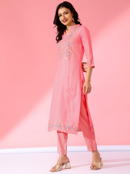 Bani Women Printed Women Kurta Suits Set