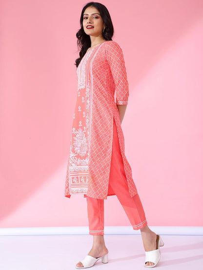 Bani Women Ethnic Motifs Printed Kurta with Trousers & Dupatta