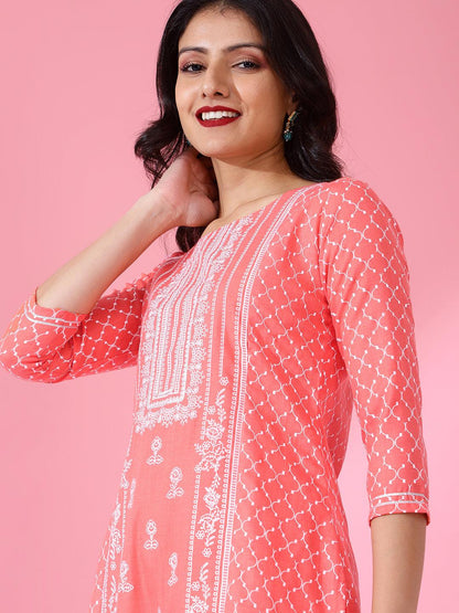 Bani Women Ethnic Motifs Printed Kurta with Trousers & Dupatta