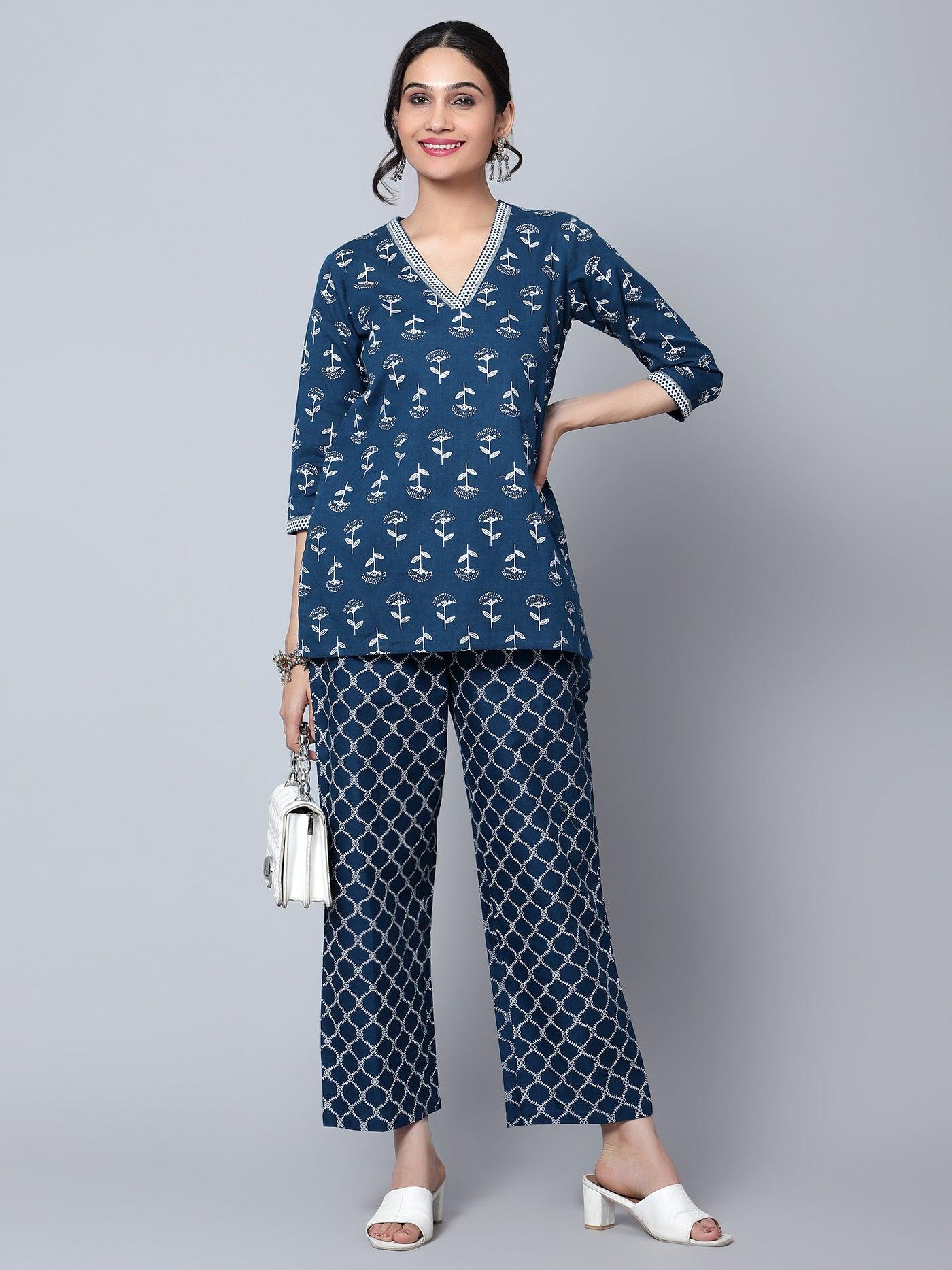 Womens Printed Co-Ord Set