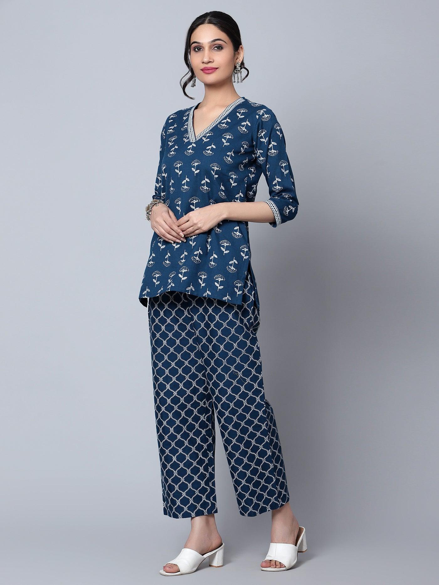 Womens Printed Co-Ord Set