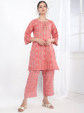 Printed Cotton Blend Co-Ord Set