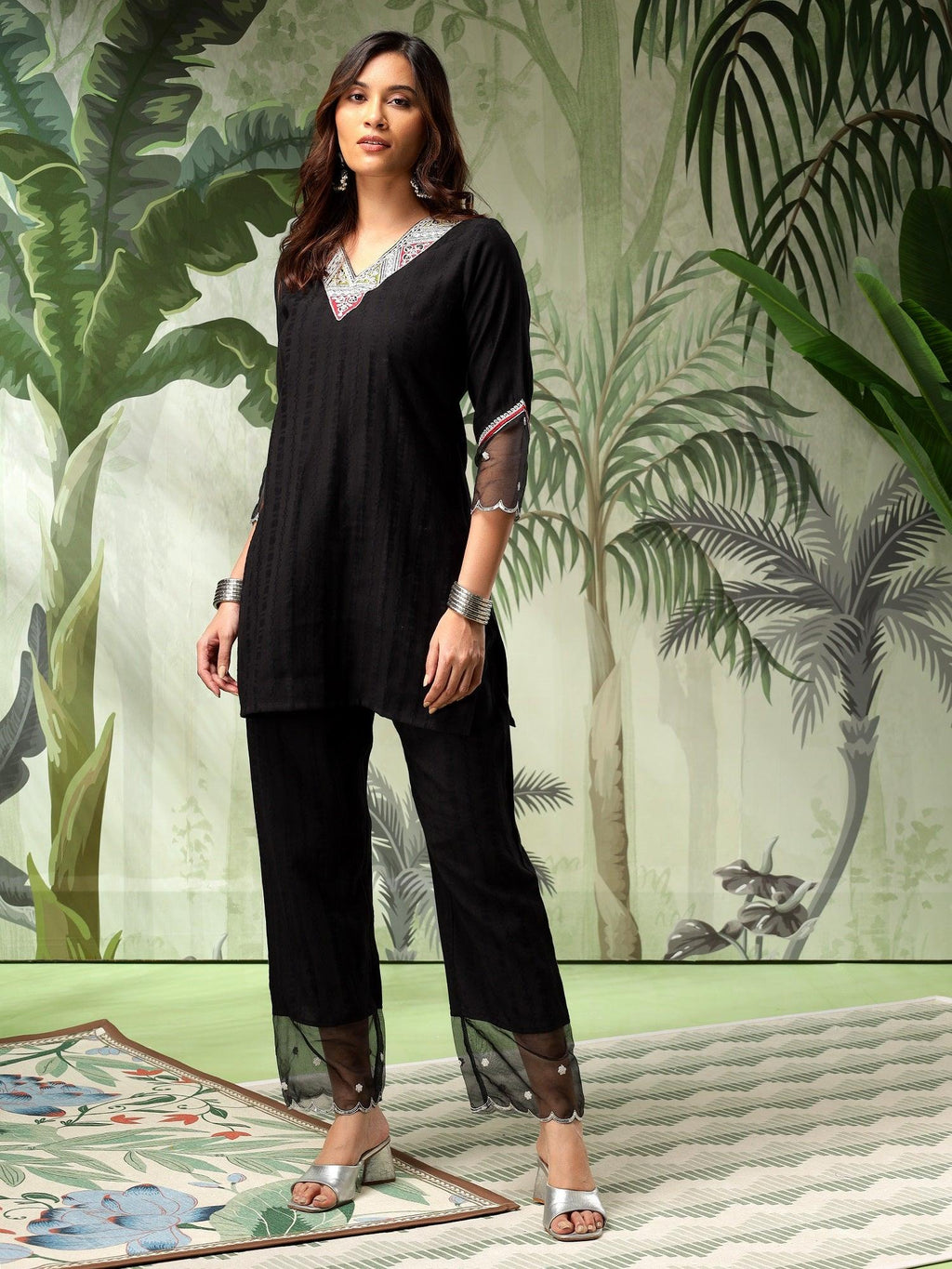 Fida Black Co-ord Set