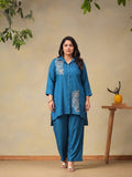 Plus Size Beautiful Embroidered Tunic with Trousers