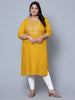 Bani-Women-Flower-Print-Women-Kurti Plus Size